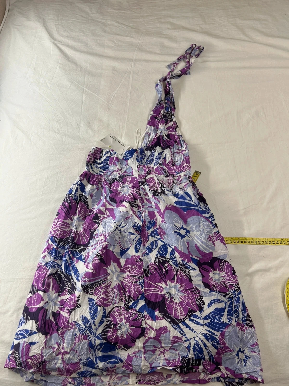 Robe d’été violet Lila dos nus promod